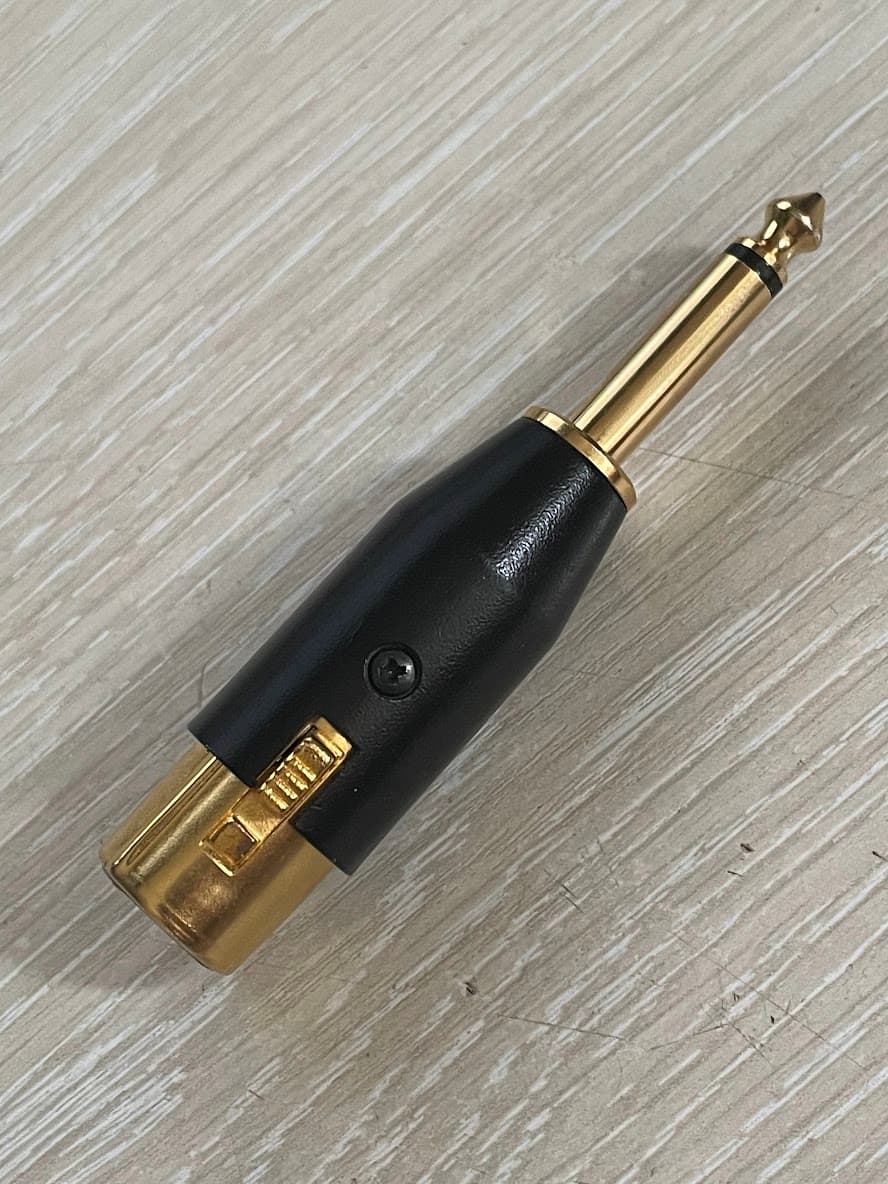 Адаптер XLRf -TS Jack 6,3mm