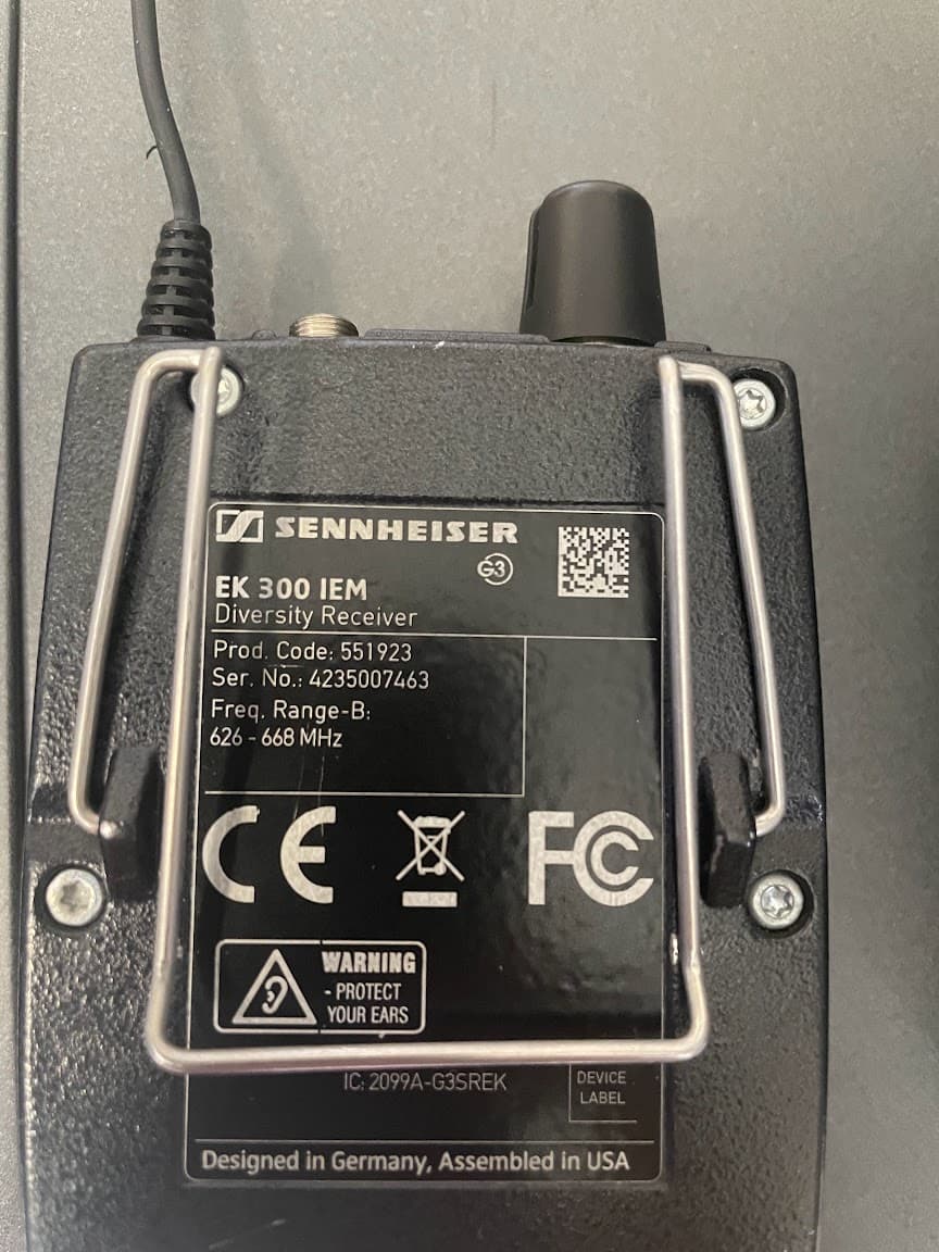 Беспроводная система мониторинга Sennheiser EW 300 IEM G3 5