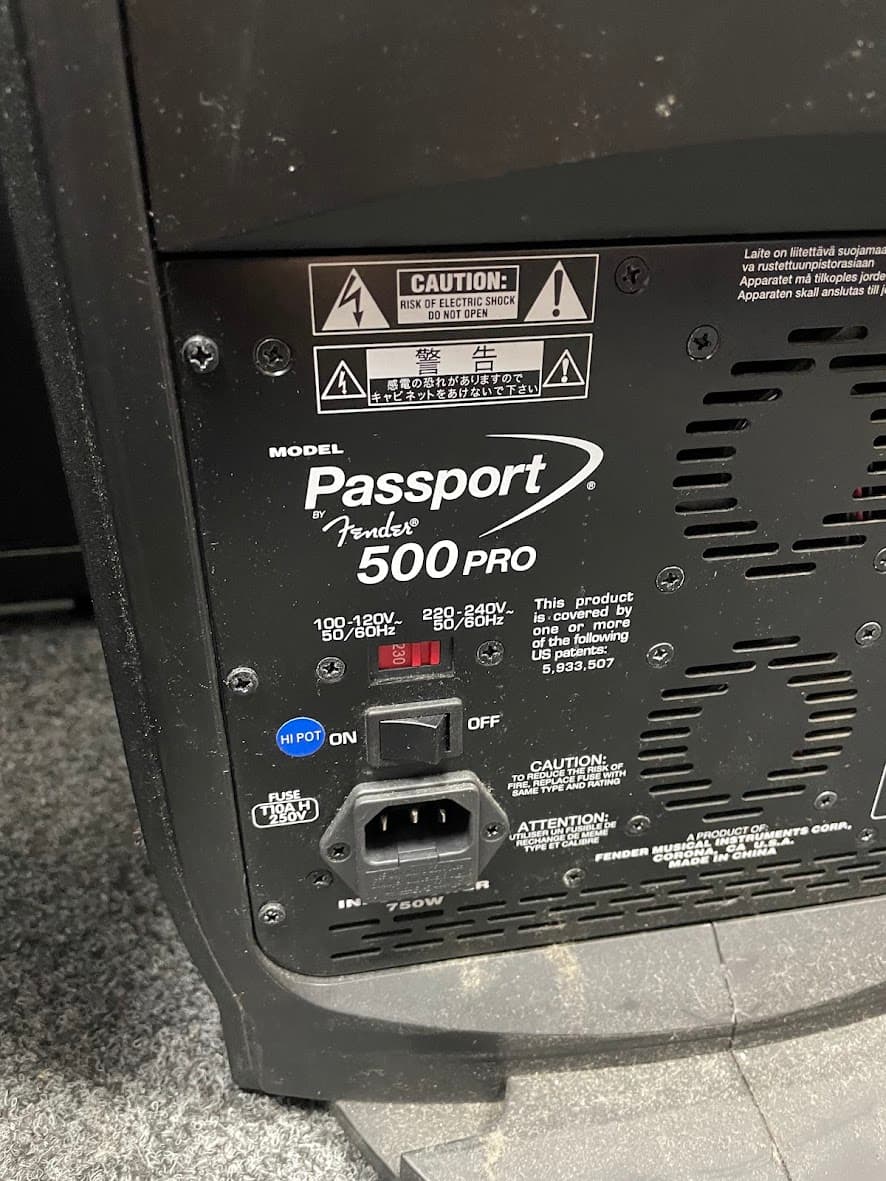 Портативная PA-система Fender Passport 500 Pro 5