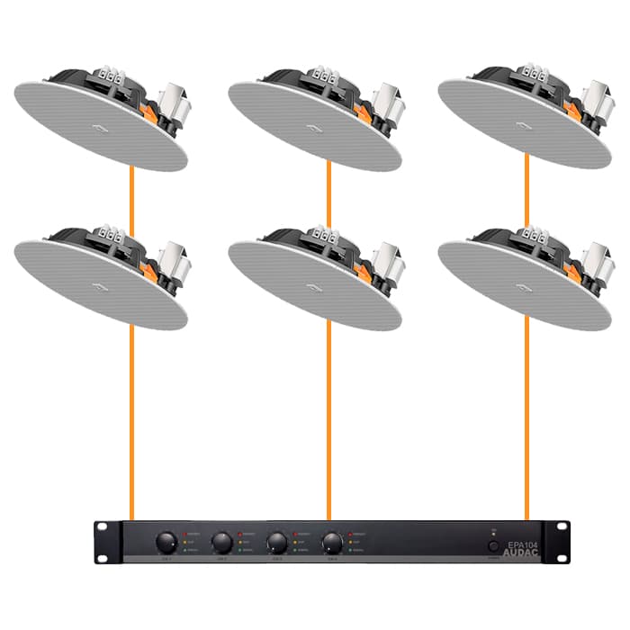 Двухполосная встраиваемая акустика AUDAC CIRA724 W 3