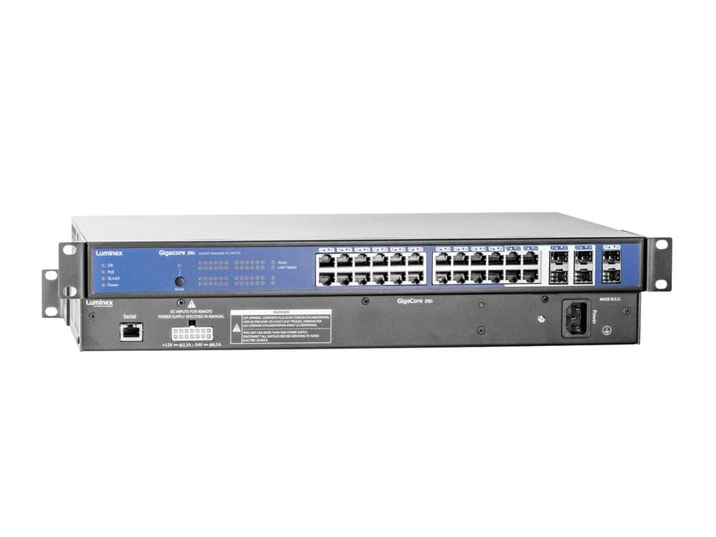 Профессиональный AV-коммутатор Luminex GigaCore 26i